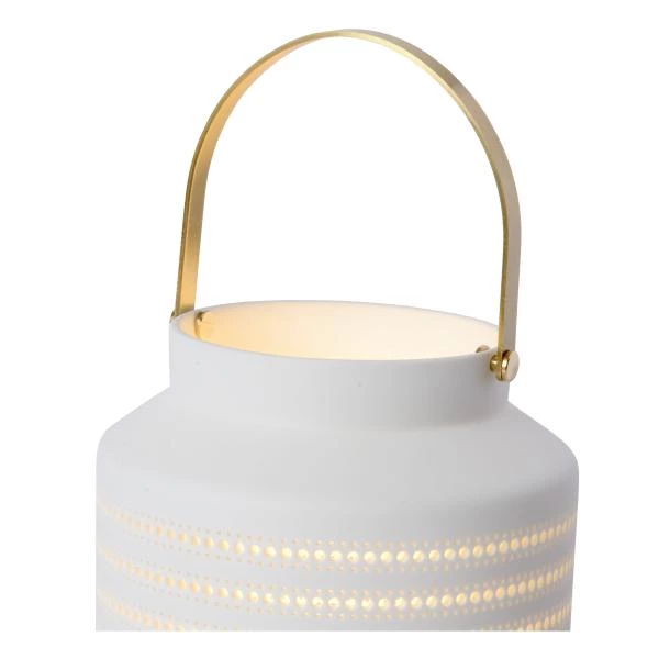 Lucide JAMILA - Tischlampe - Ø 15,5 cm - 1xE14 - Weiß - Detail 1